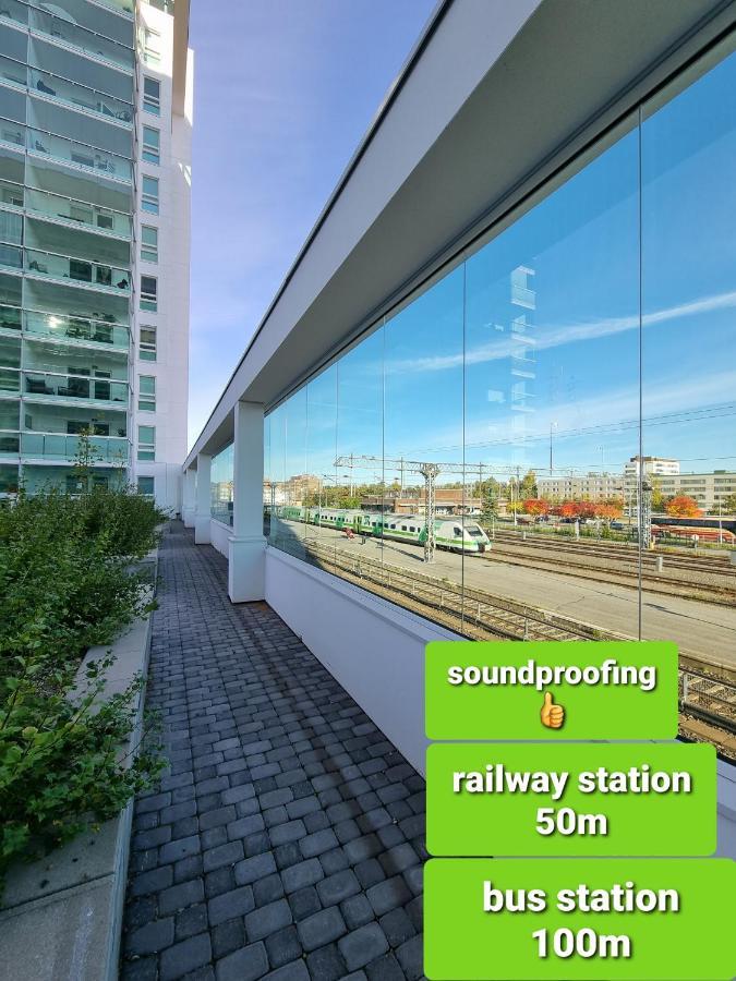 City Center 1R Studio With Perfect View, Parking Oulu Exterior photo