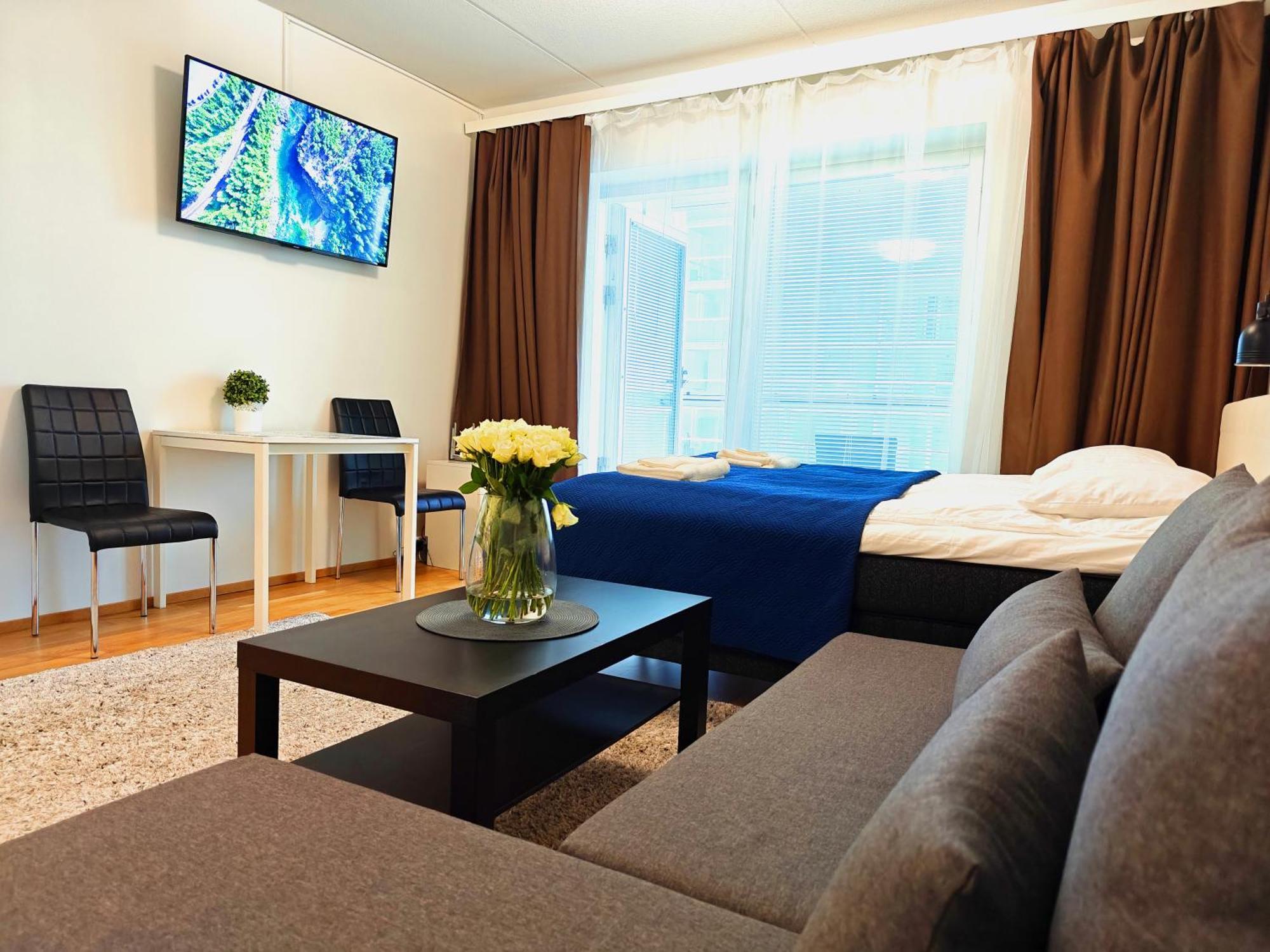 City Center 1R Studio With Perfect View, Parking Oulu Exterior photo